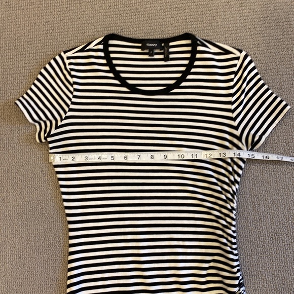 Theory striped jersey dress - Picture 6 of 7